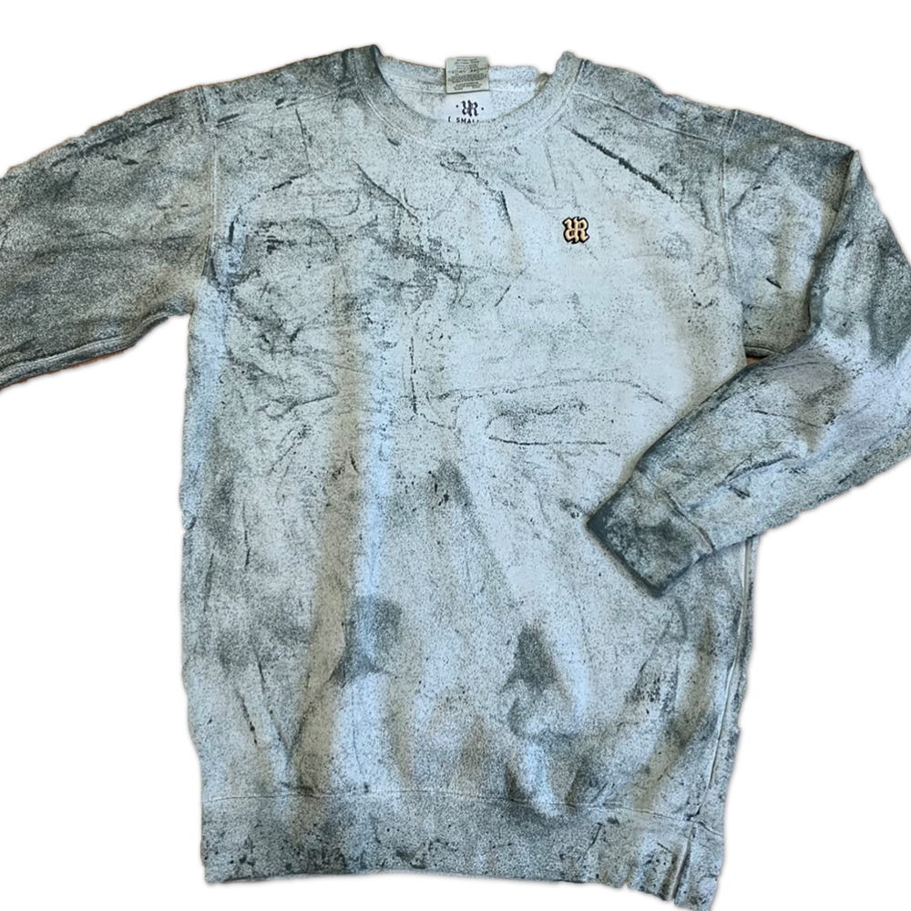 Acid Wash Crewneck (Crimson) – ArnarLimited