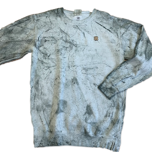 Acid Wash Crewneck Forest ArnarLimited